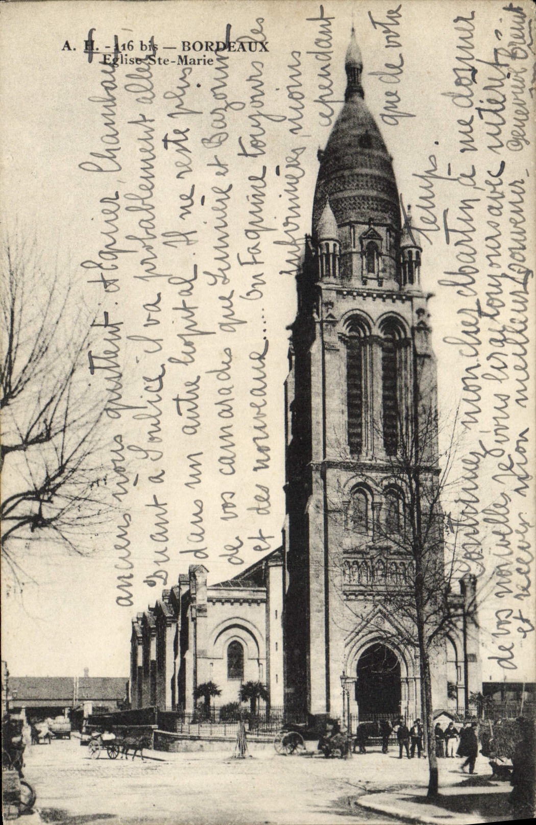 CPA Bordeaux Eglise Ste Marie