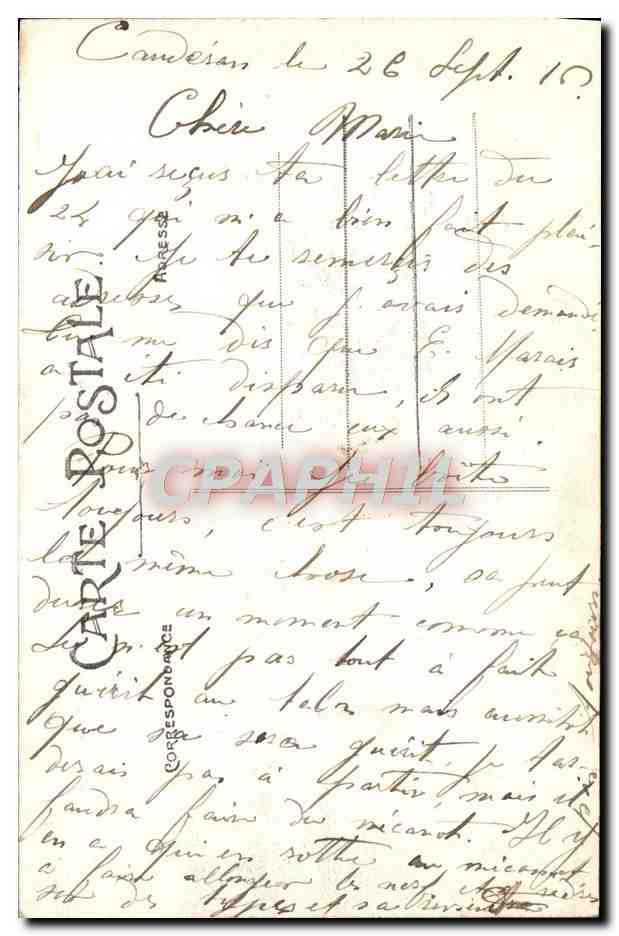 Bordeaux — Les Quais vus de la Douane — A.H. - 106 — Rückseite