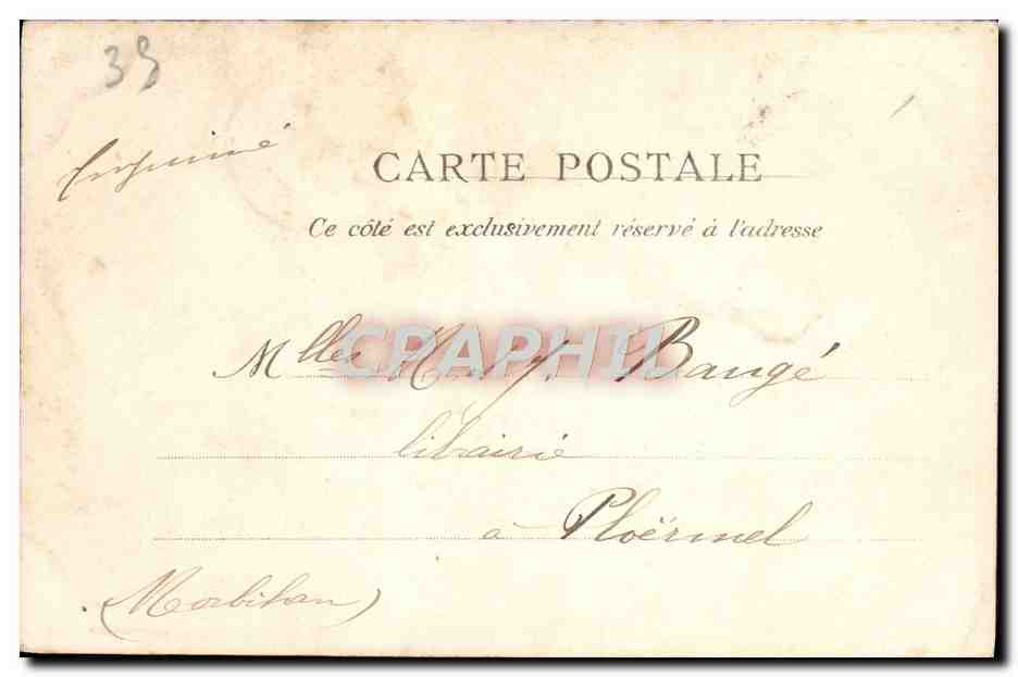 Bordeaux — Une des Fontaines des Allées de Tourny — M. D. Edit. — Verso