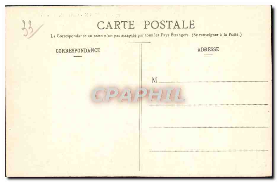 CPA Bordeaux Cathedrale St Andre — Verso