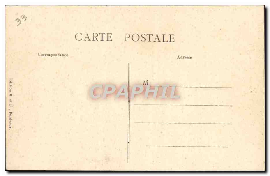 CPA Bordeaux La Porte de la Grosse Cloche — Verso