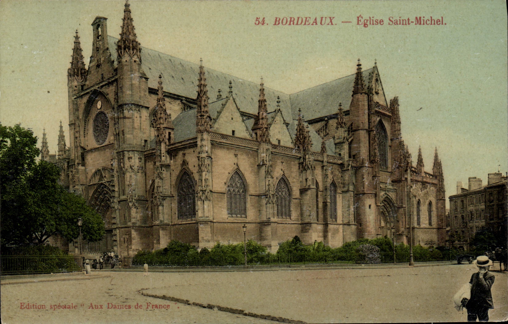 CPA Bordeaux Eglise Saint Michel