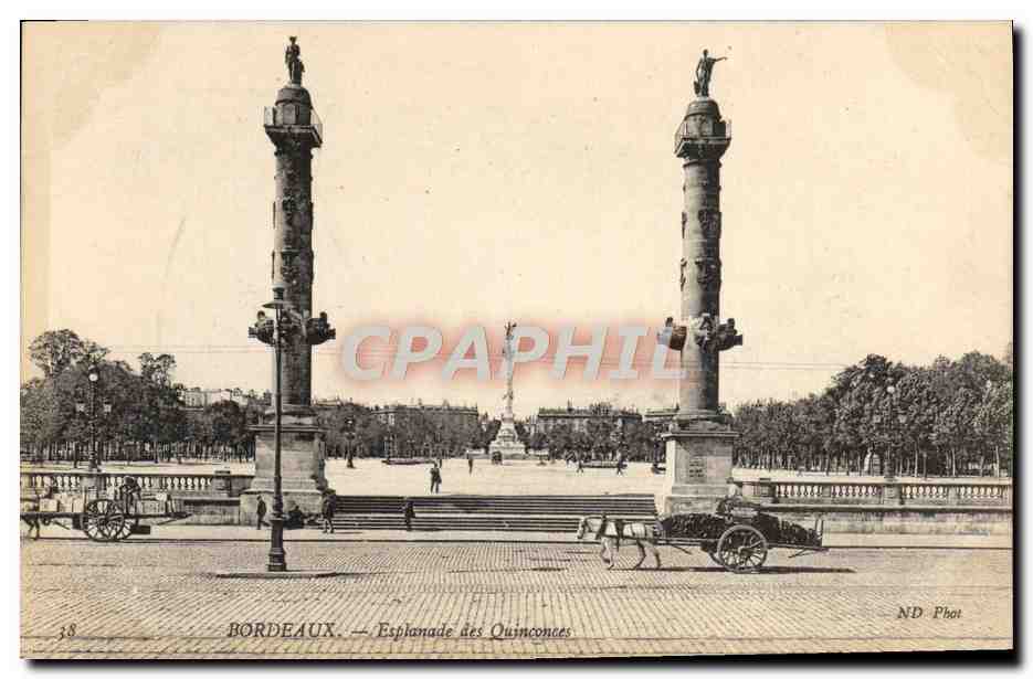 CPA Bordeaux Esplanade des Quinconces