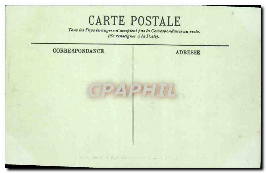 CPA Bordeaux Fontaine et Place de la Comedie — Verso