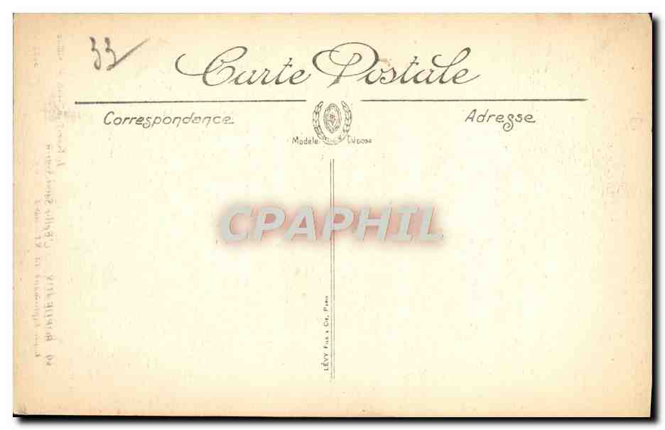 CPA Bordeaux Eglise Saint Seurin Fonts baptismaux  — Verso