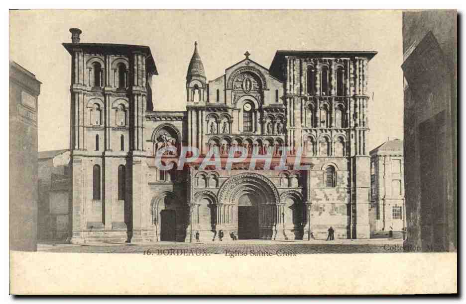 CPA Bordeaux Eglise Saint Groix