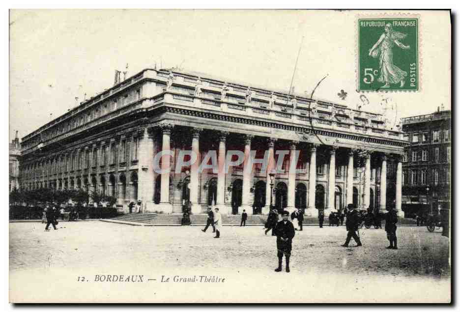 CPA Bordeaux Le Grand Theatre