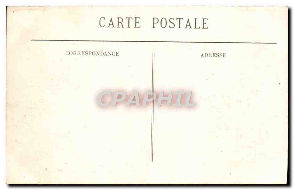 CPA Bordeaux Le Cours de L'Intendance Tramway — Verso
