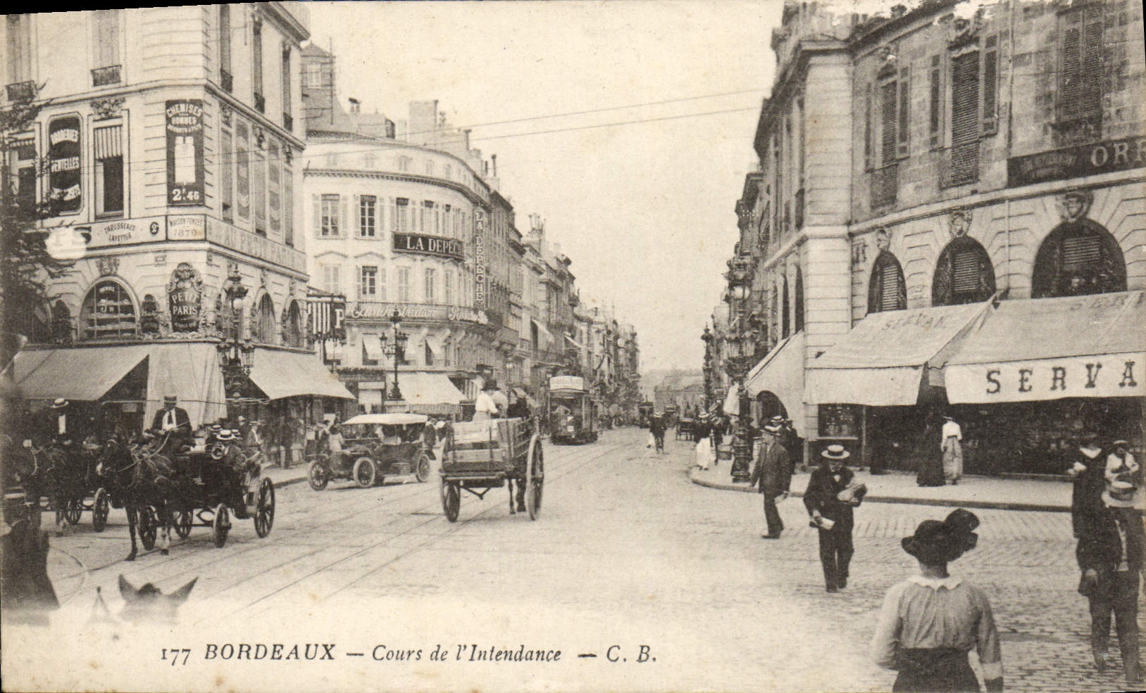 Bordeaux — Cours de l'Intendance — C. B. — n° 177
