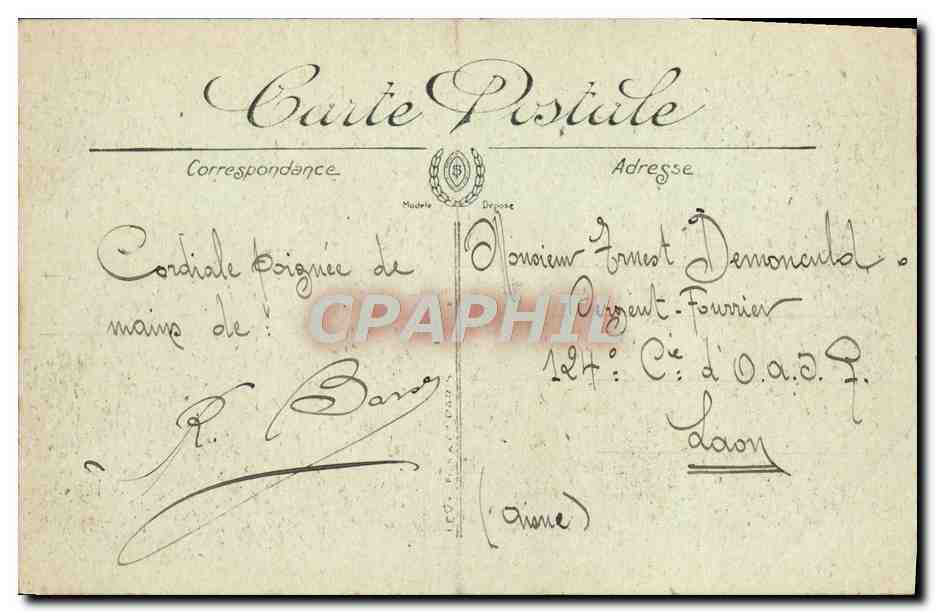 CPA Bordeaux Le quai Louis XVIII Bateau — Verso