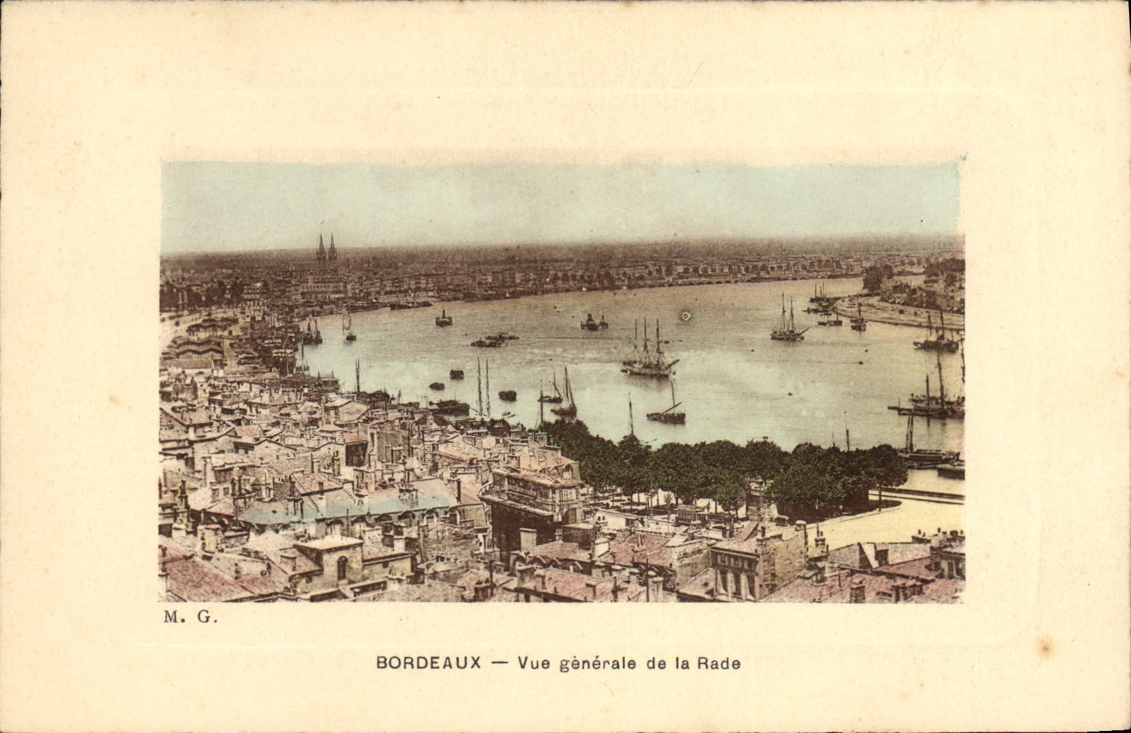 CPA Bordeaux Vue Generale de la rade