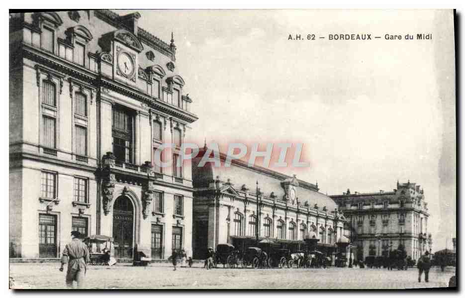 CPA Bordeaux Gare du Midi