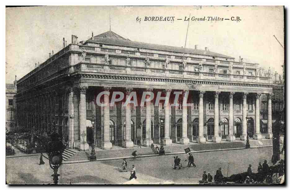 CPA Bordeaux Le Grand Theatre