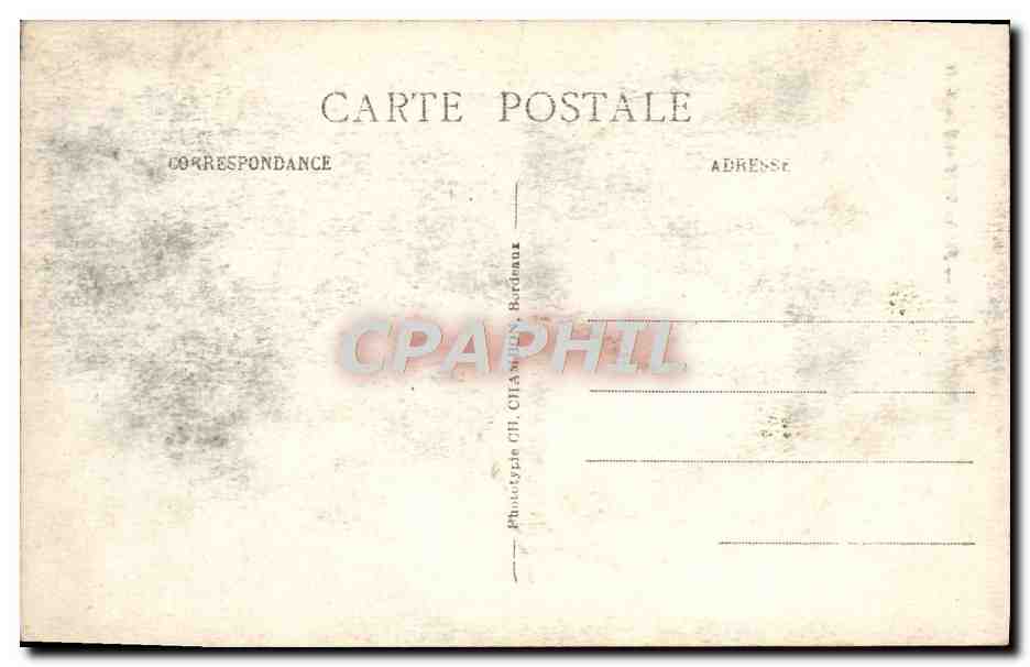 CPA Bordeaux Fleche St Michel — Verso