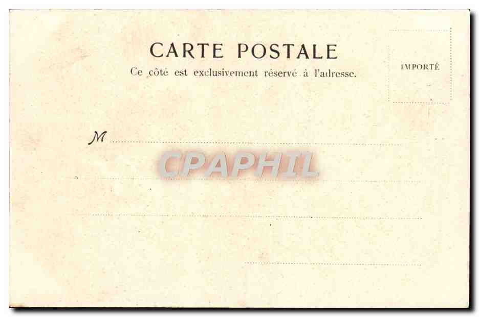 CPA Bordeaux Tour St Michel — Verso