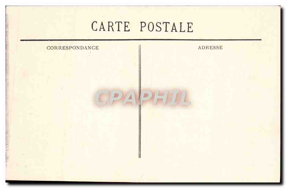 CPA Bordeaux Place de la Comedie — Verso