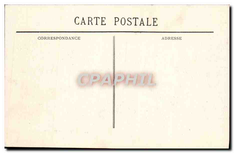 CPA Bordeaux Place de la Comedie — Verso