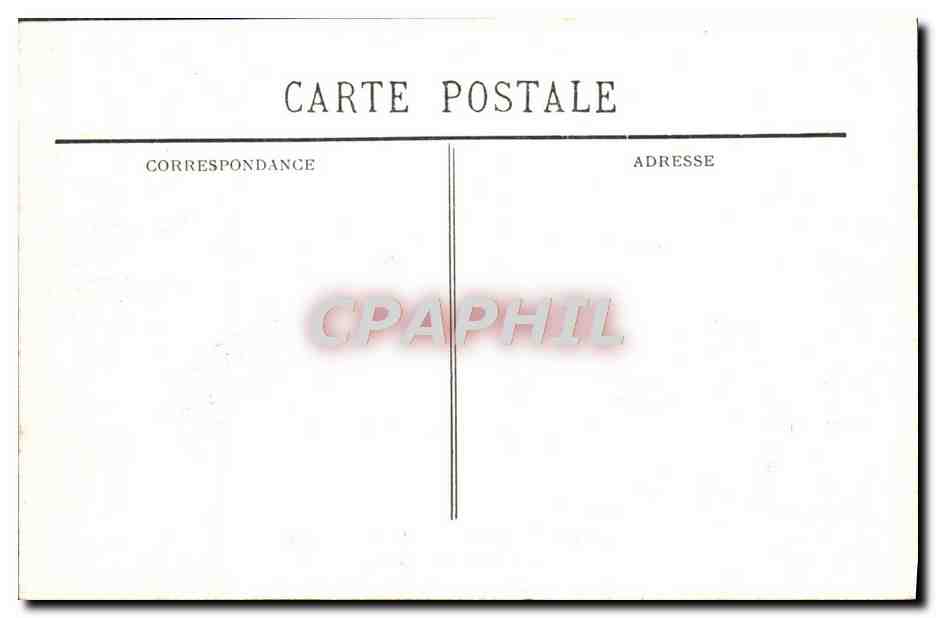 CPA Bordeaux Le Jardin Public L'allee de la terrasse — Verso
