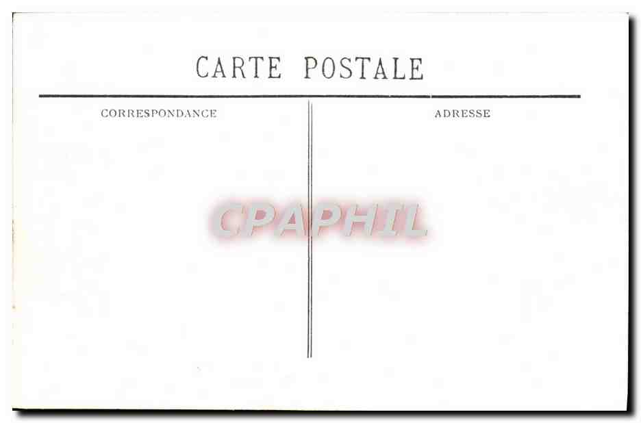 CPA Bordeaux Le Jardin Public L'allee de la terrasse — Verso
