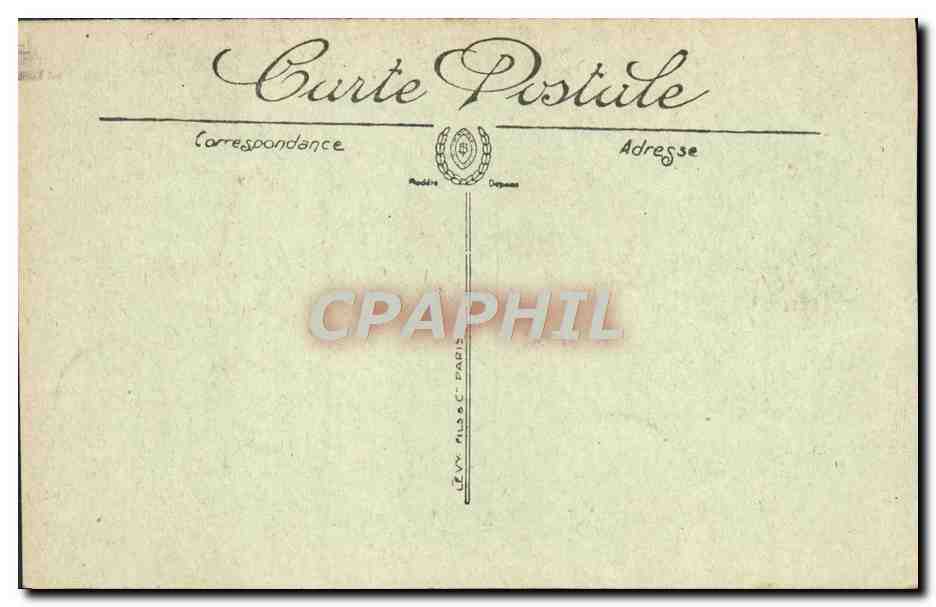 CPA Bordeaux Monument des Girondins — Verso