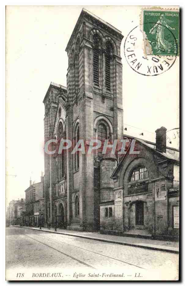 CPA Bordeaux Eglise Saint Ferdinand