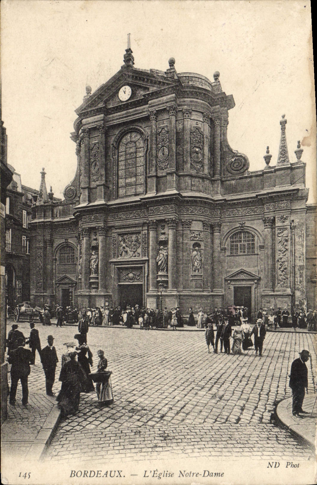 Bordeaux — L'Église Notre-Dame — ND Phot, n° 145 - Recto
