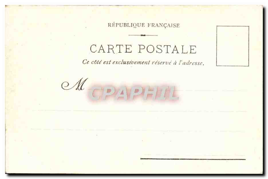 CPA Bordeaux Esplanade des Quinconces et Colonnes Rostrales  — Verso