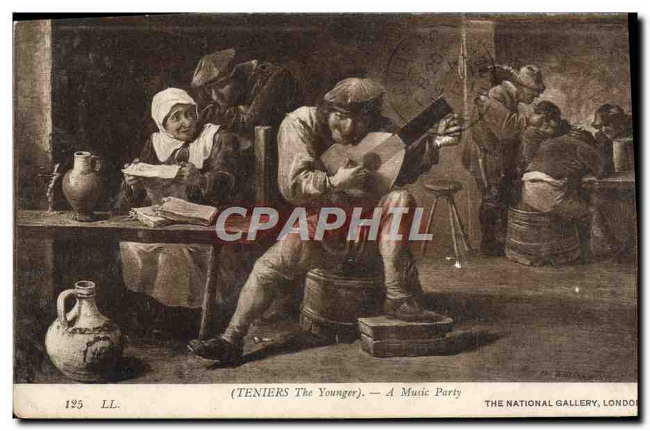 CPA Teniers The Younger A Music Party National Gallery London 