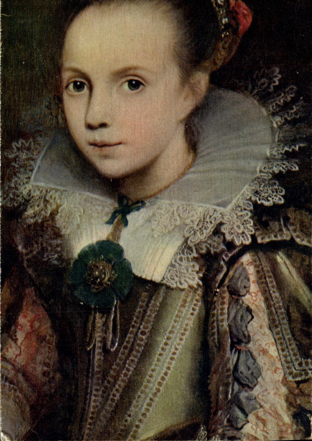 CPM Comite National De L'Enfance C de Vos Portrait de fillette Musee Mayer Van den Bergh Anvers