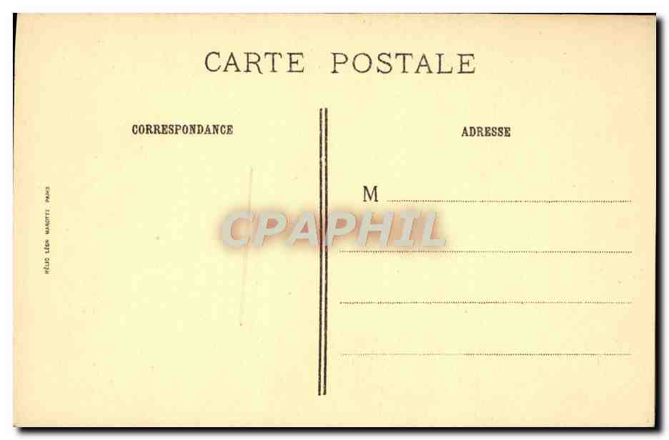 CPA Musee de Besancon Fragonard Calliope — Verso
