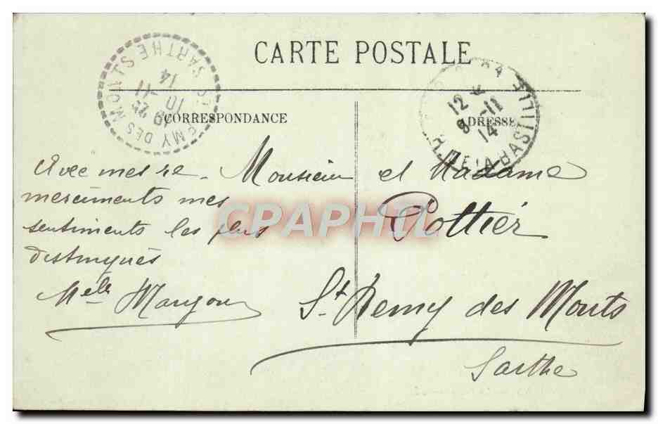 Amiens — La Gare — Édition Prudhomme, n°56 — Rückseite