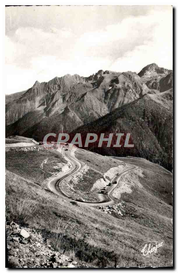 Lacets de la route de Superbagnères — Massif de Vénasque — Éditions Théomac, Luchon