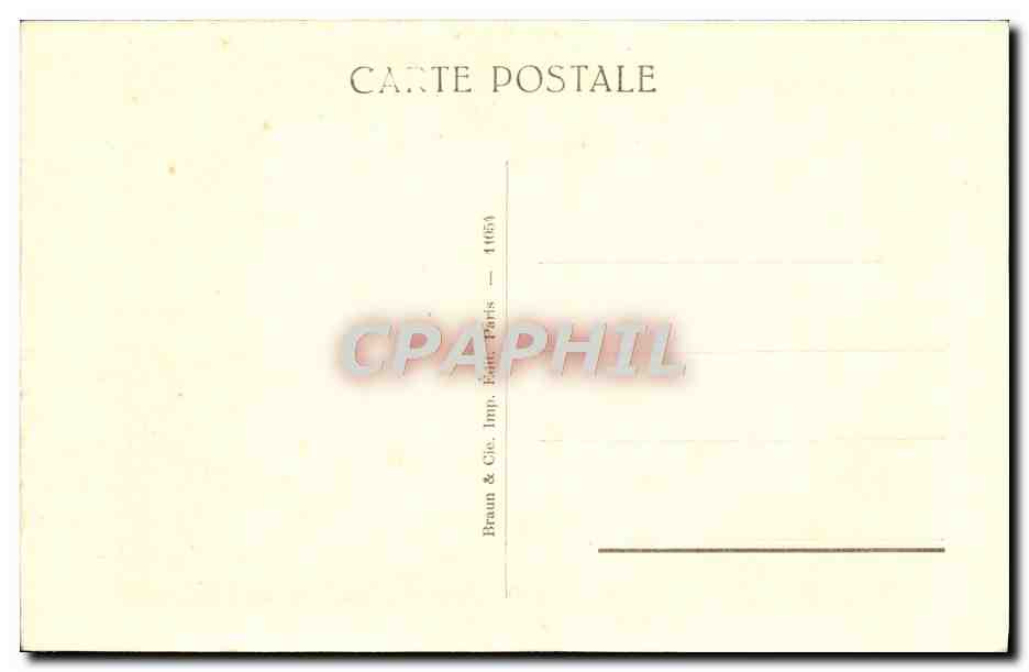 CPA Musee du Louvre J B Corot Souvenir de Castel Gondolfo  — Verso