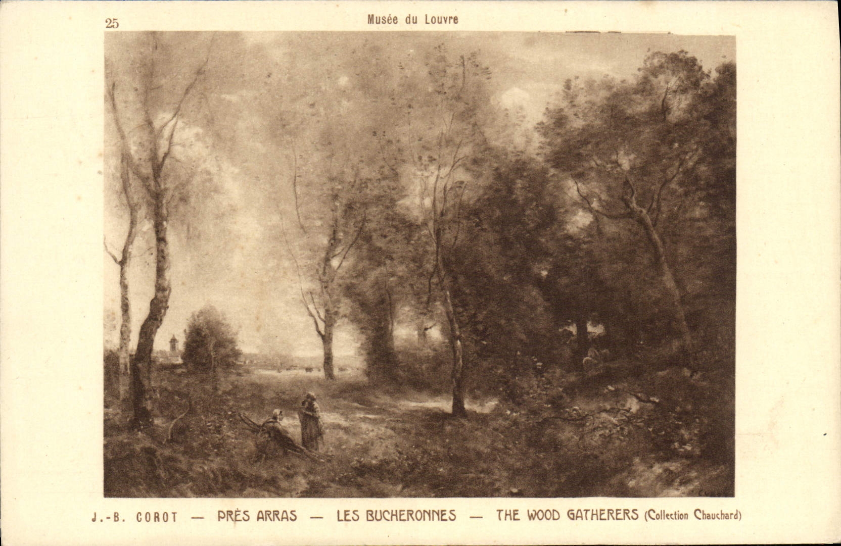 CPA Musee du Louvre Courbet Pres Arras Les Bucheronnes 