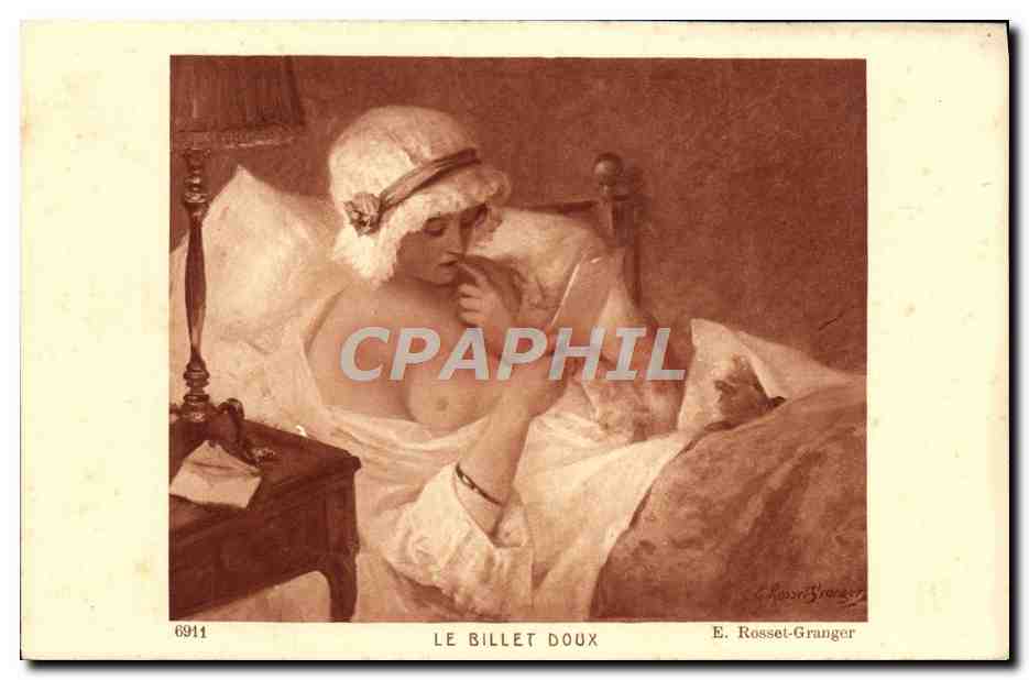 CPA Le Billet Doux Rosset-Granger
