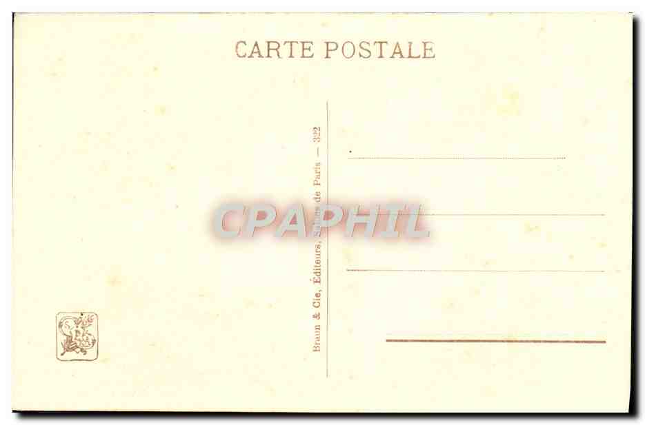 CPA Le Billet Doux Rosset-Granger — Verso