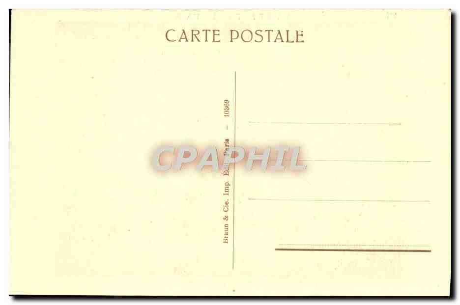 CPA Musee du Louvre J B Greuze L'accordee de Village  — Rückseite