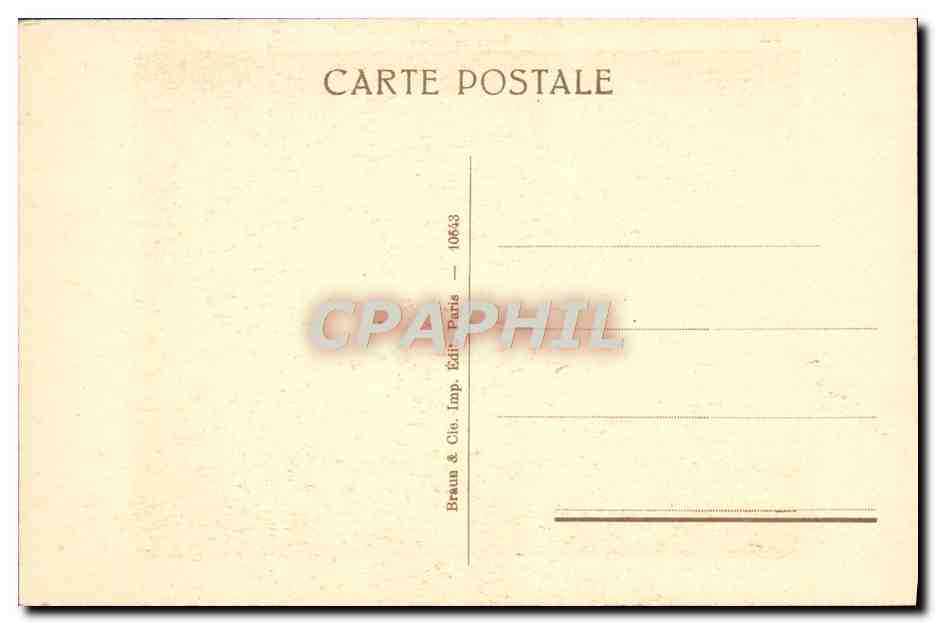 CPA Musee du Louvre J F Millet Le Printemps  — Rückseite