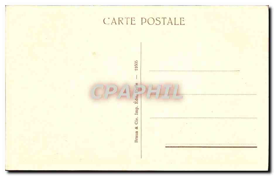 CPA Musee du Louvre L Da Vinci La Belle Ferronniere  — Verso