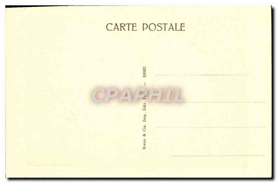 CPA Musee du Louvre F Boucher La Musette  — Verso