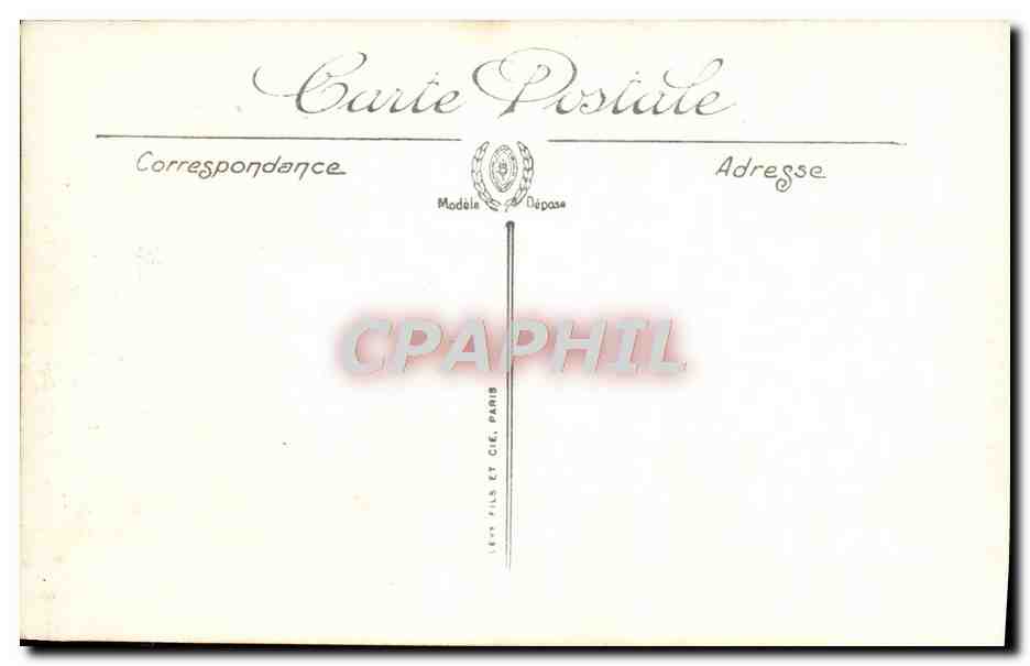CPA Amiens l'horloge et la rue des Vergeaux Bonneterie — Rückseite