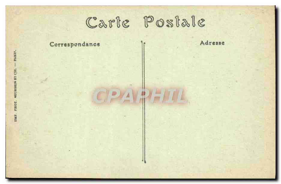 CPA Amiens Le Palais de Justice  — Rückseite