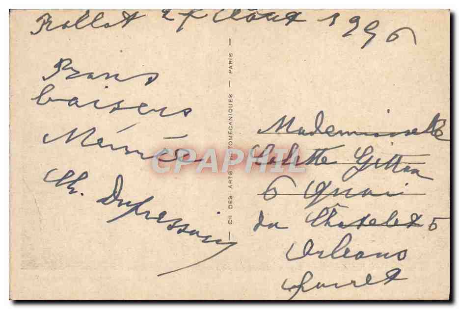 CPA Amiens Vue generale prise du Beffroi  — Rückseite