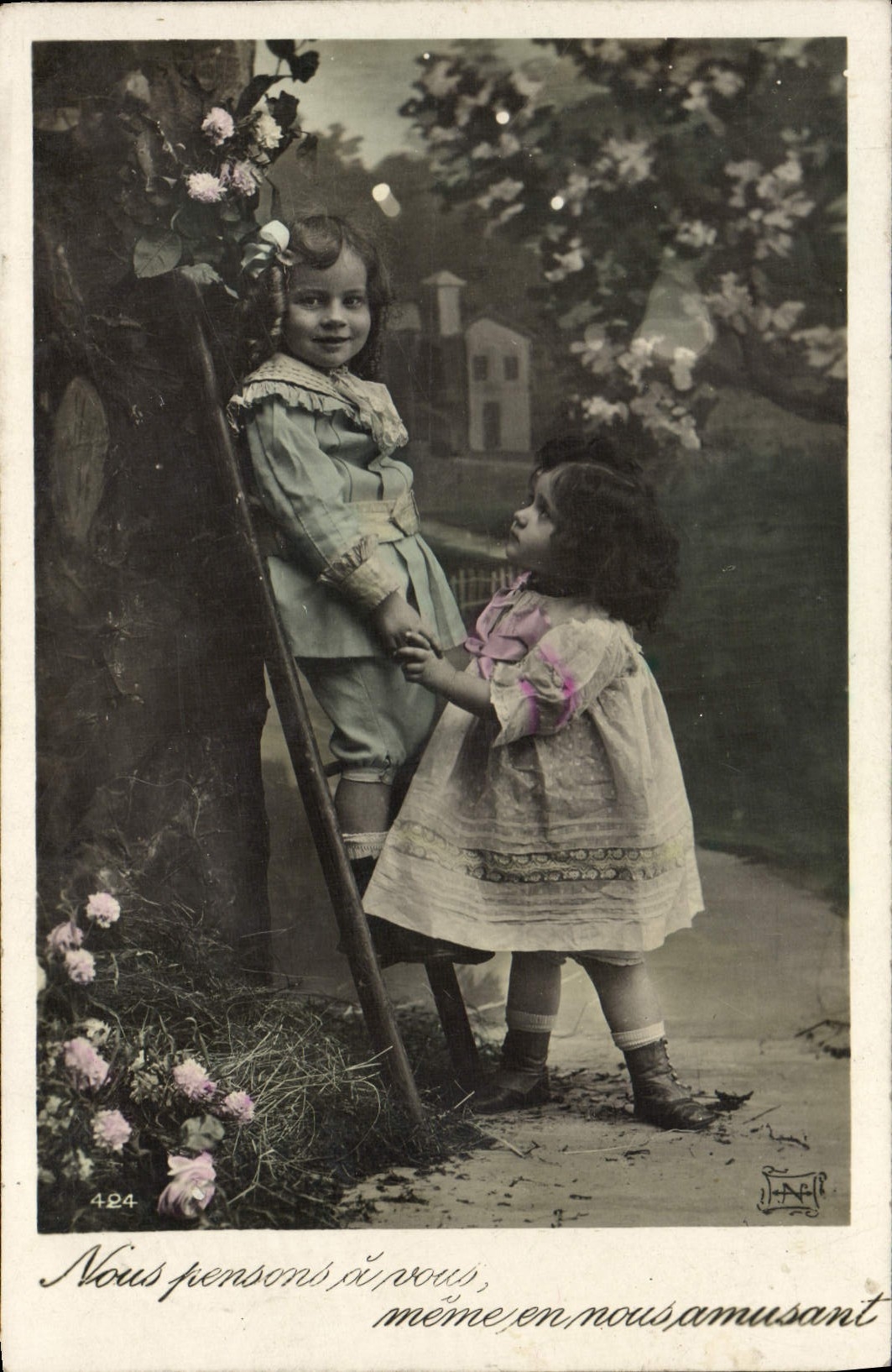 CPA Fantaisie Enfants