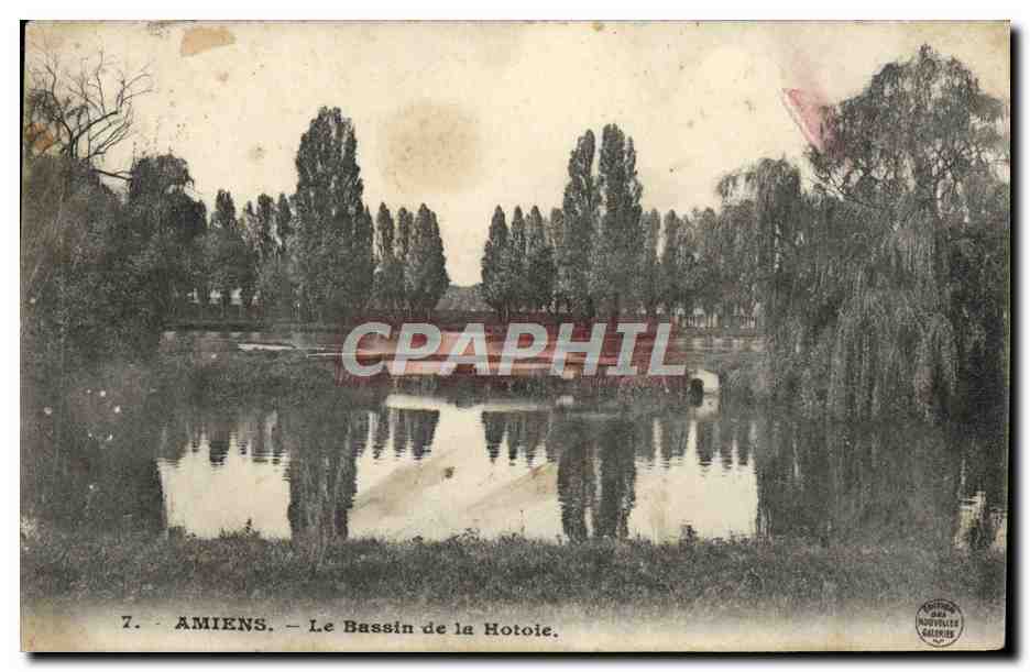 CPA Amiens Le Bassin de la Hotoie 