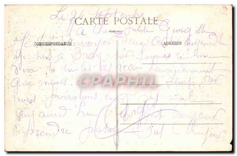 CPA Amiens La Petite Hotoie  — Back