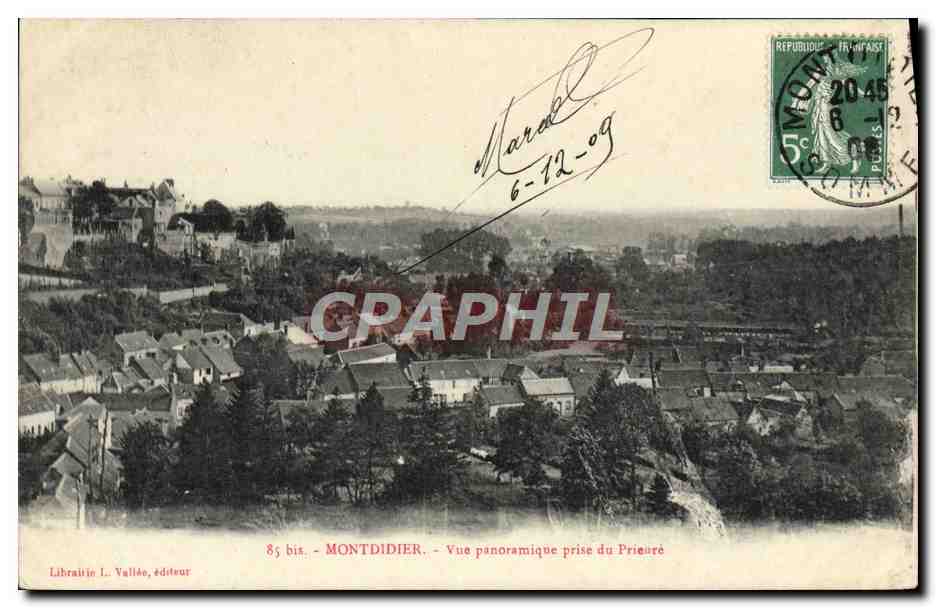 CPA Montdidier Vue panoramique prise du Pieure