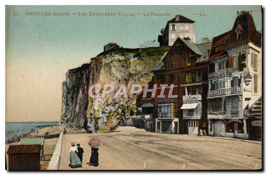 CPA Mers les Bains Les Dernieres Villas La Falaise 