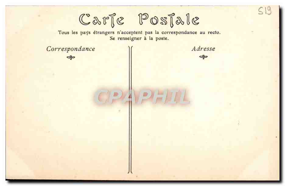 CPA Amiens Portail occidental de l'Eglise St Germain XV e siecle  — Back