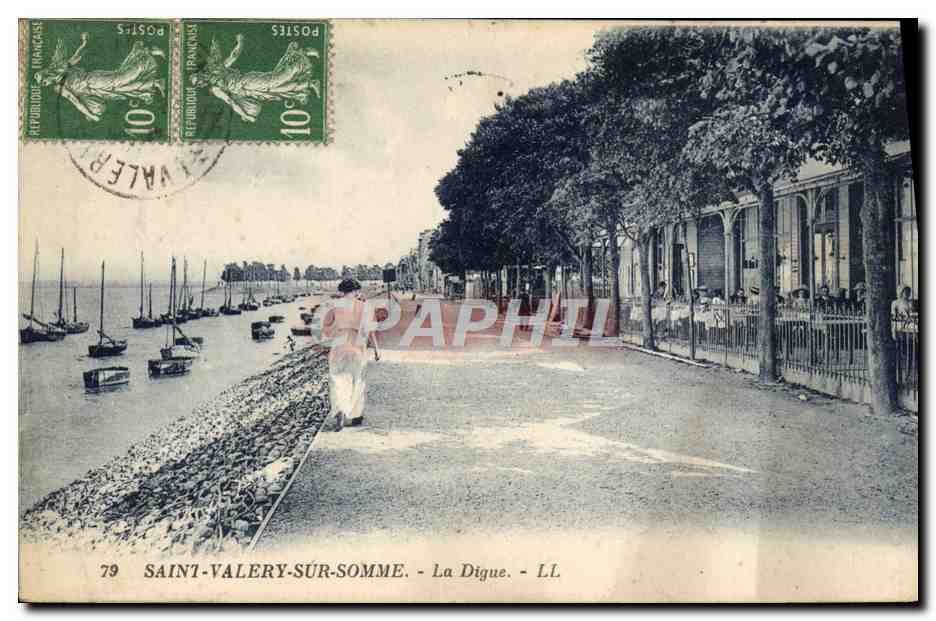 CPA Saint Valery sur Somme La Digue 